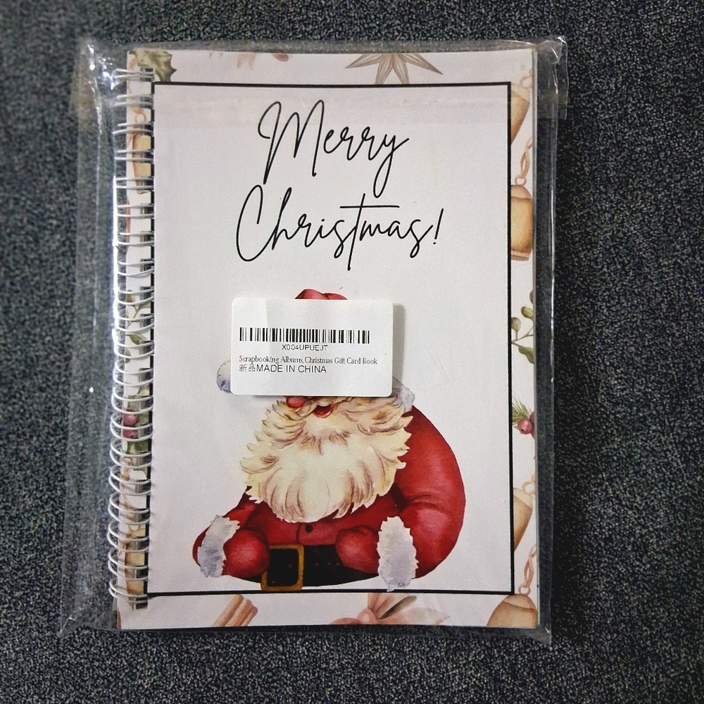 CHRISTMAS GIFT CARD BOOK Scrapbooking Album Spiral-Bound BRAND-NEW ⭐SHIPS FREE⭐ - Picture 4 of 8
